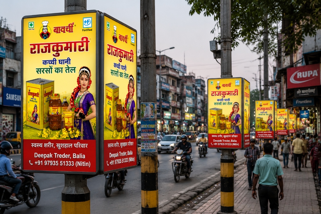Highway billboard branding